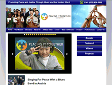 Tablet Screenshot of peacingittogether.org